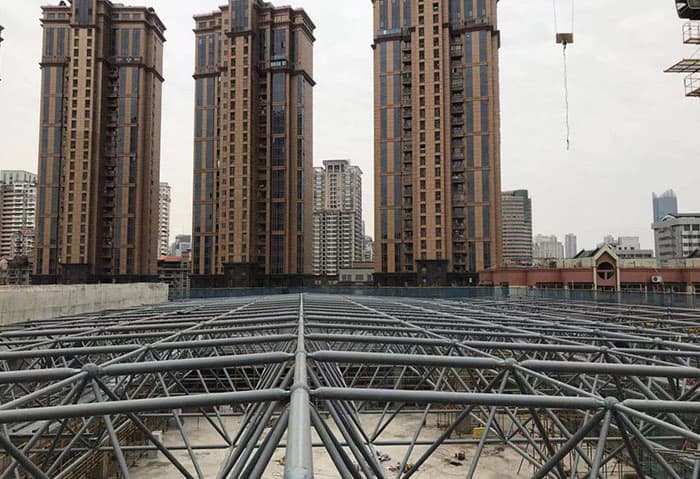 宁夏螺栓球网架结构